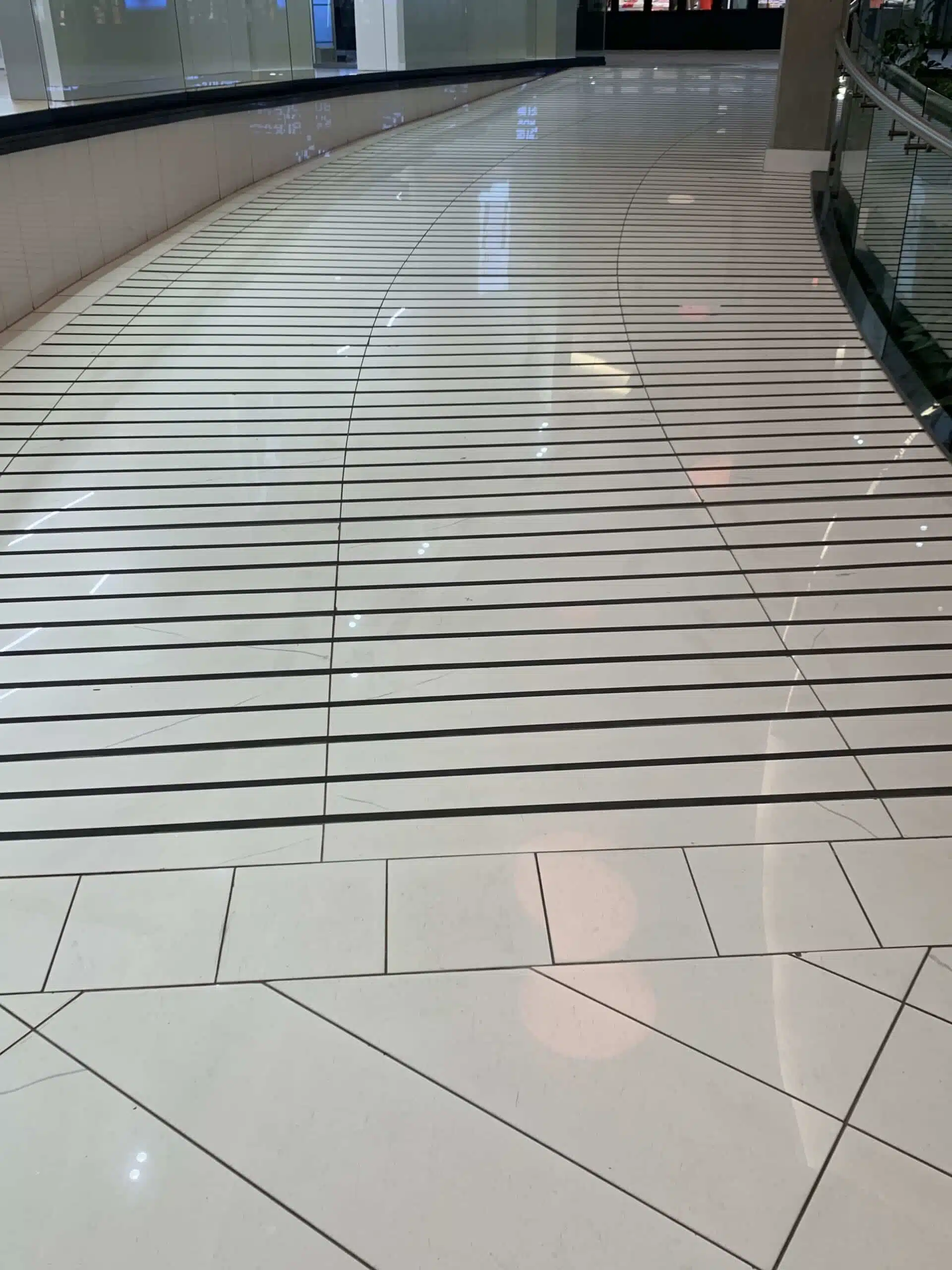Anti-Slip flooring in shopping mall