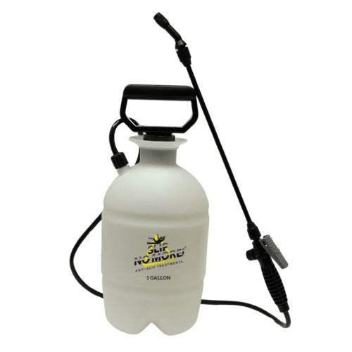 1 Gallon Pressure Sprayer used for anti-slip treatments